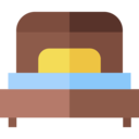 furniture and household,bed,bedroom,hotel service,amenities,single bed,hotel bed